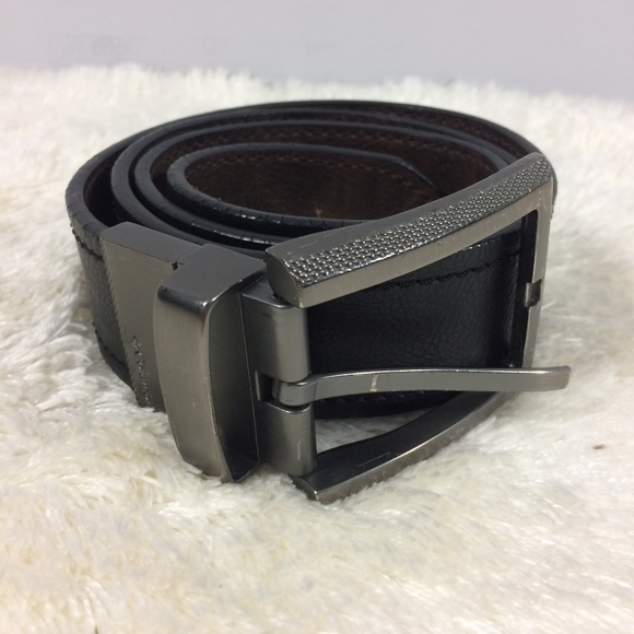 Columbia Other - Columbia Mens Brown Leather Belt Gun Metal Buckle